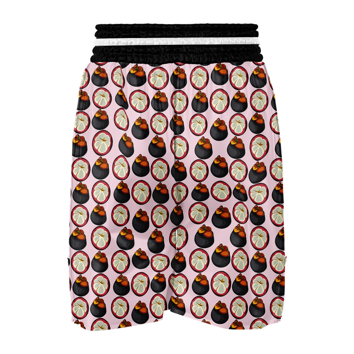 Cute Mangosteen Print Pattern Boxing Shorts-grizzshop