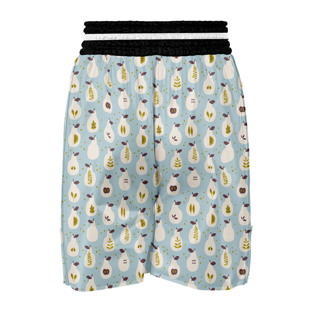 Cute Pear Print Pattern Boxing Shorts-grizzshop