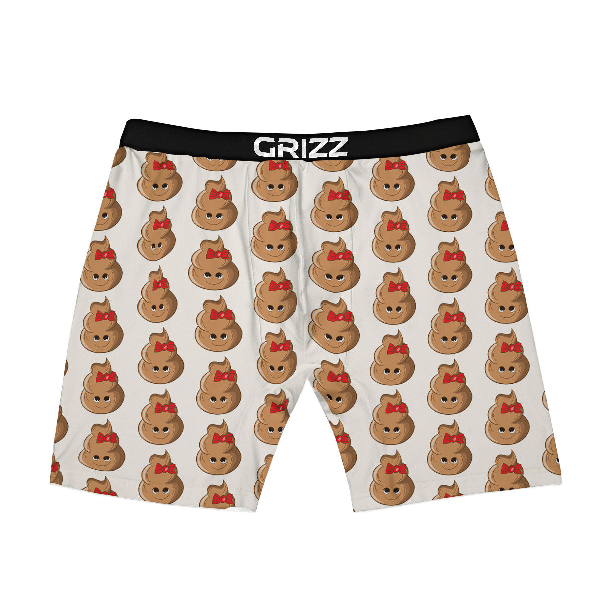 Cute Poop Print Pattern Boxer Briefs-grizzshop