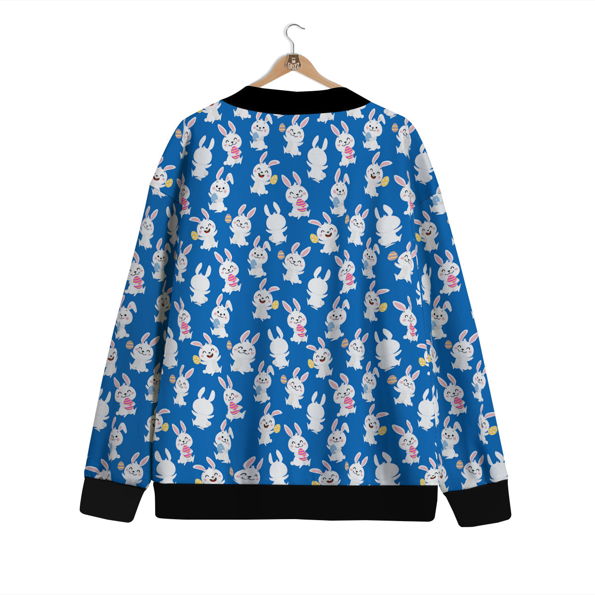 Cute Rabbit Print Pattern Cardigan-grizzshop
