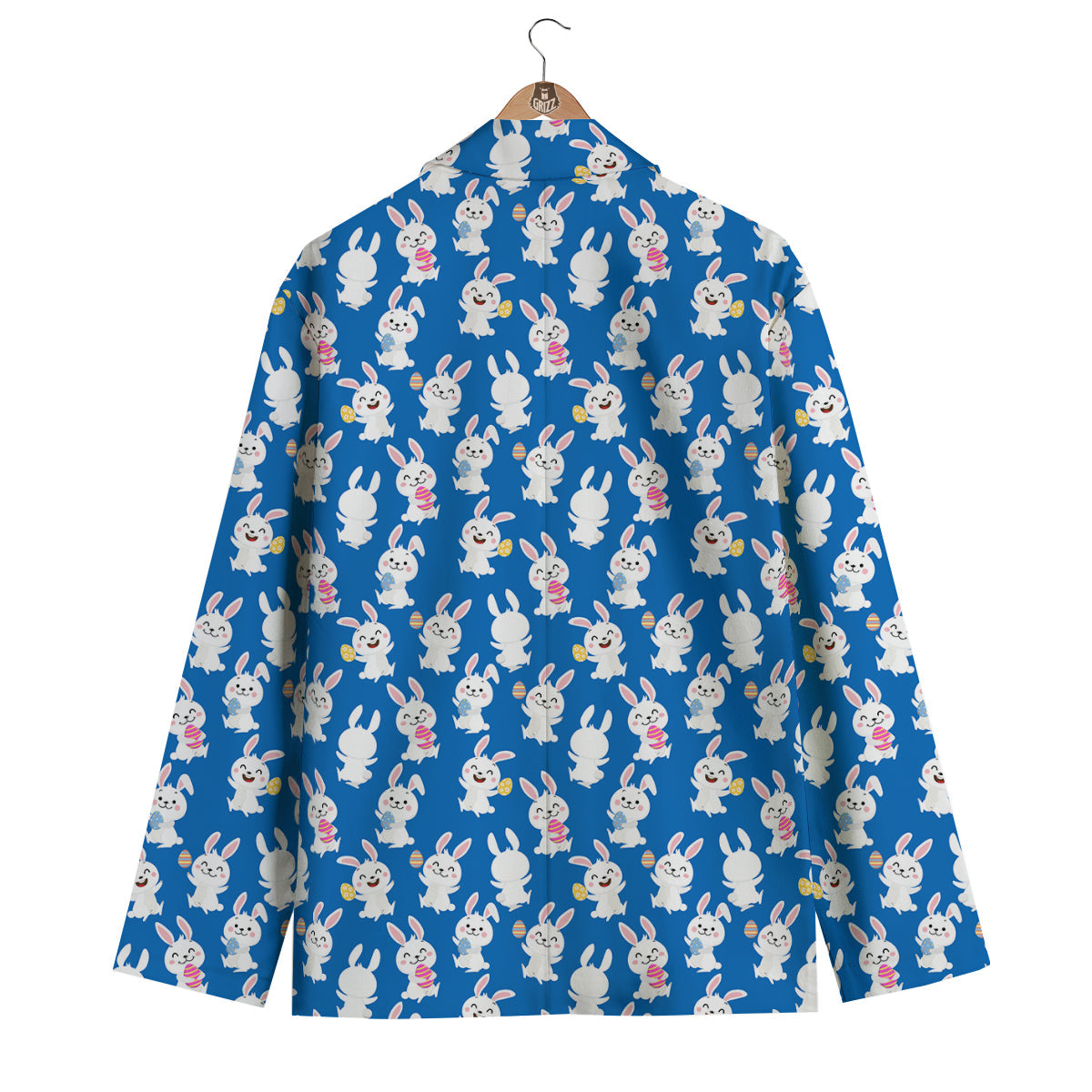 Cute Rabbit Print Pattern Men's Blazer-grizzshop