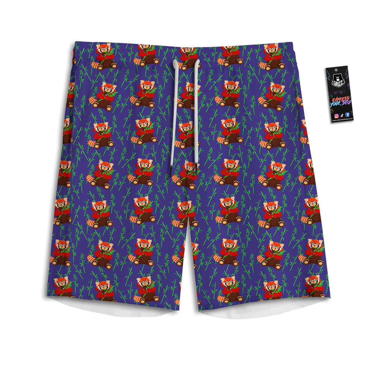 Coffin Halloween Vampire Print Men's Athletic Shorts