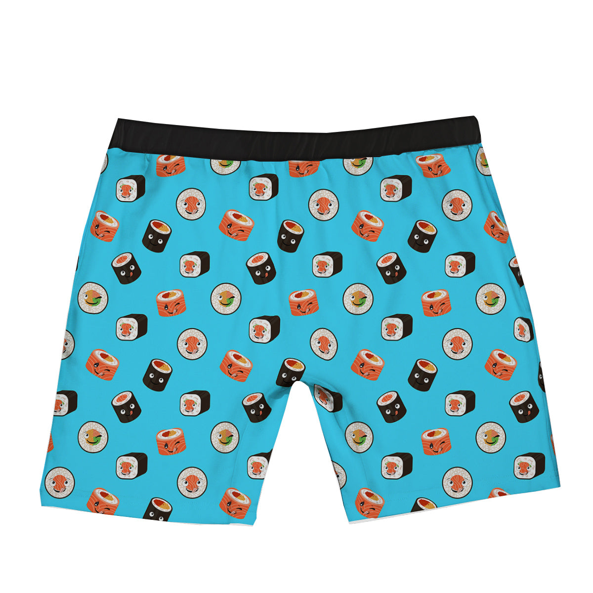 Cute Sushi Rolls Print Pattern Boxer Briefs-grizzshop
