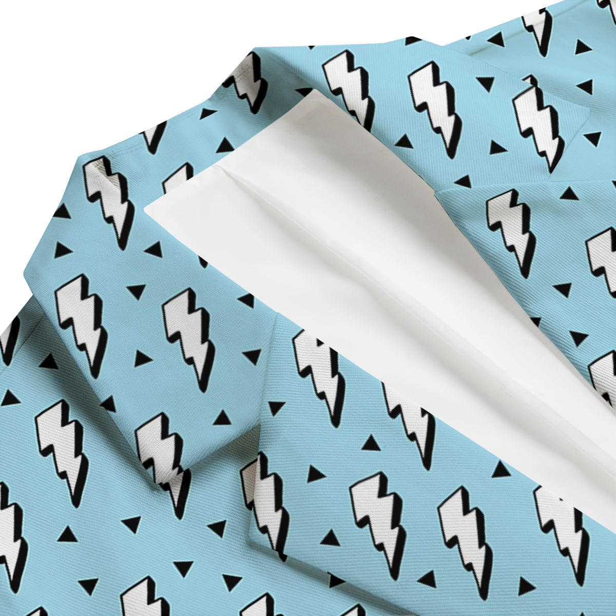 Cute Thunder Print Pattern Men's Blazer-grizzshop