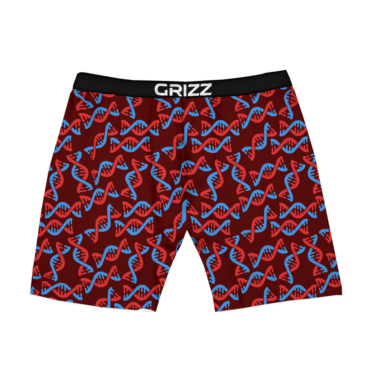 DNA Helix Print Pattern Boxer Briefs-grizzshop