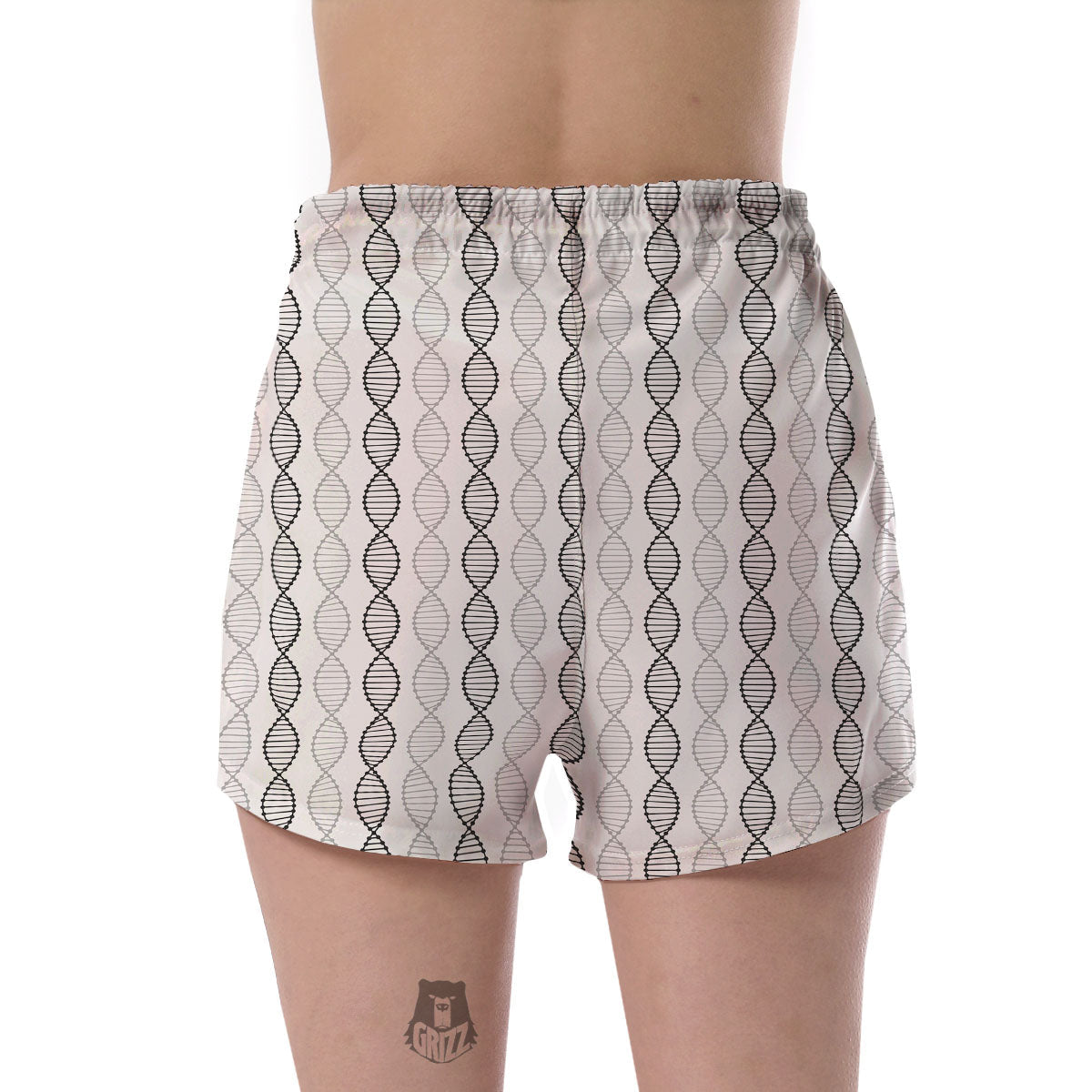 DNA Strands Print Pattern Women's Shorts-grizzshop