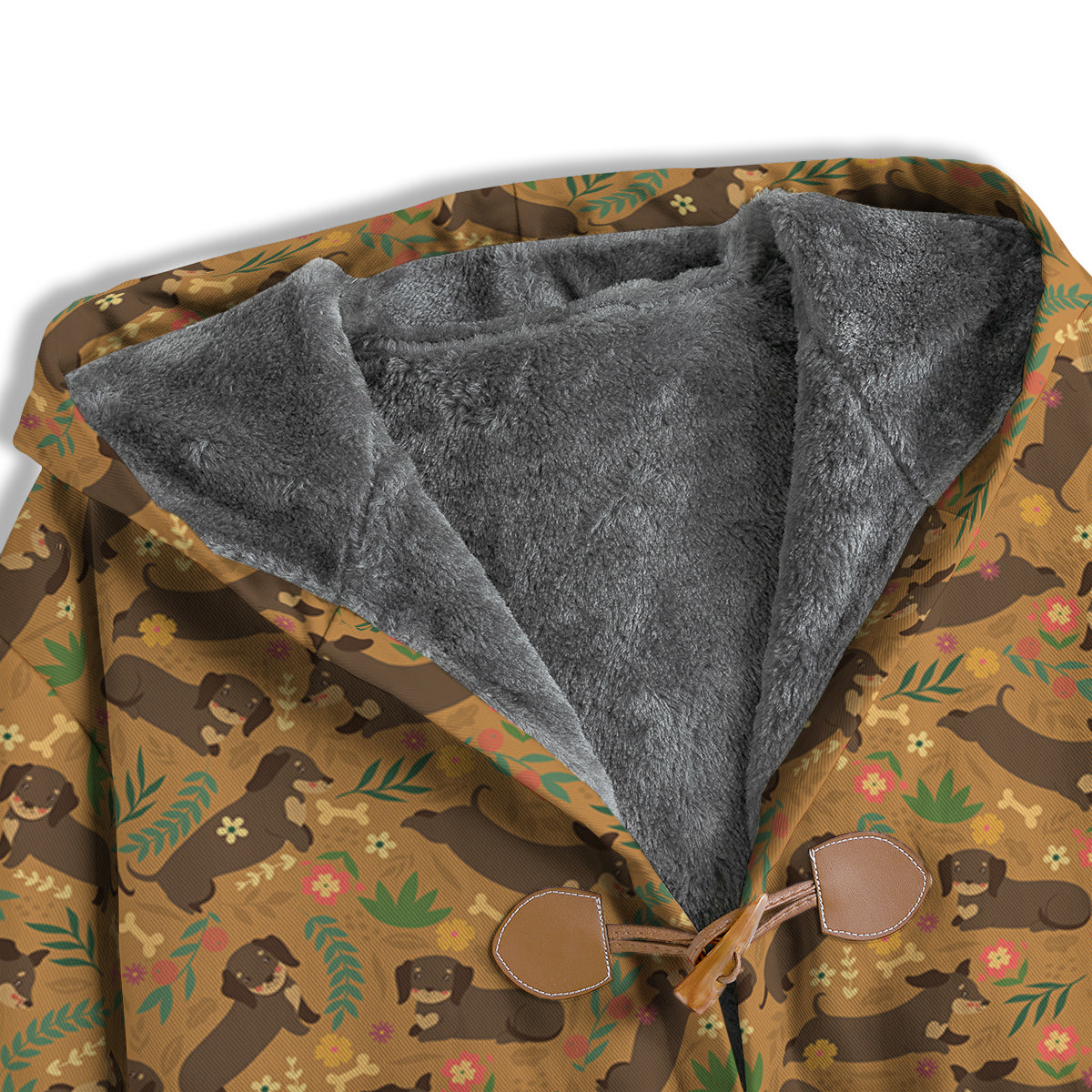 Dachshund Cute Print Pattern Men's Windbreaker Jacket-grizzshop