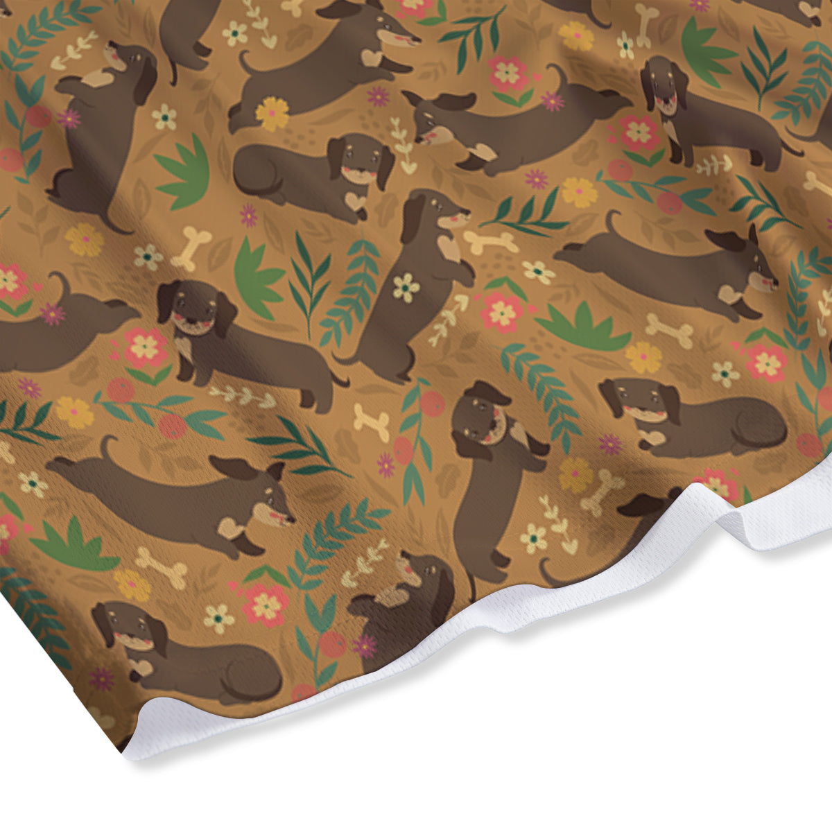 Dachshund Cute Print Pattern Mesh Shorts