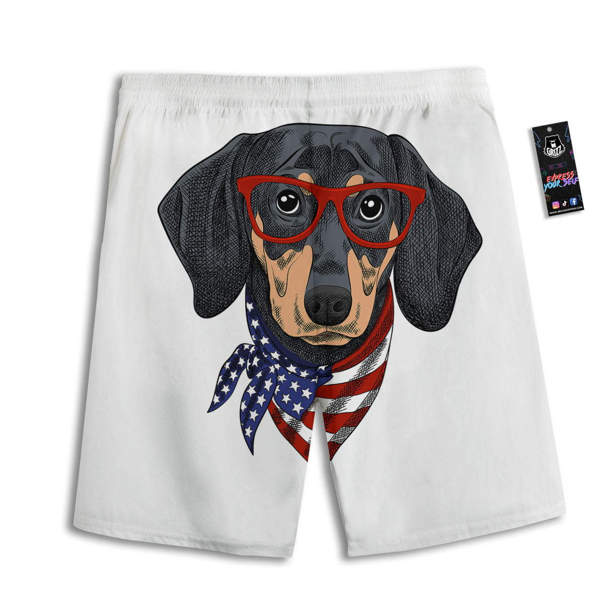 Constellation Libra Print Men's Athletic Shorts