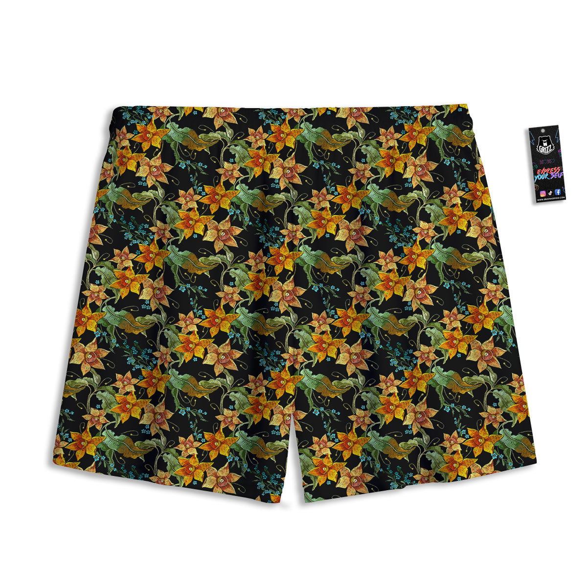 First In Last Out Firefighter Print Mesh Shorts