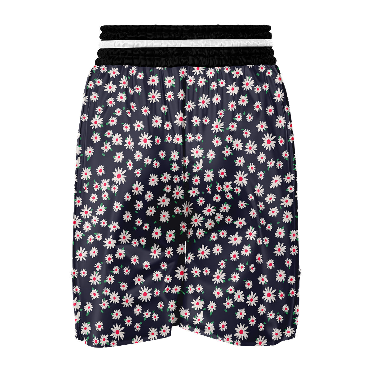 Daisy Pattern Print Boxing Shorts-grizzshop