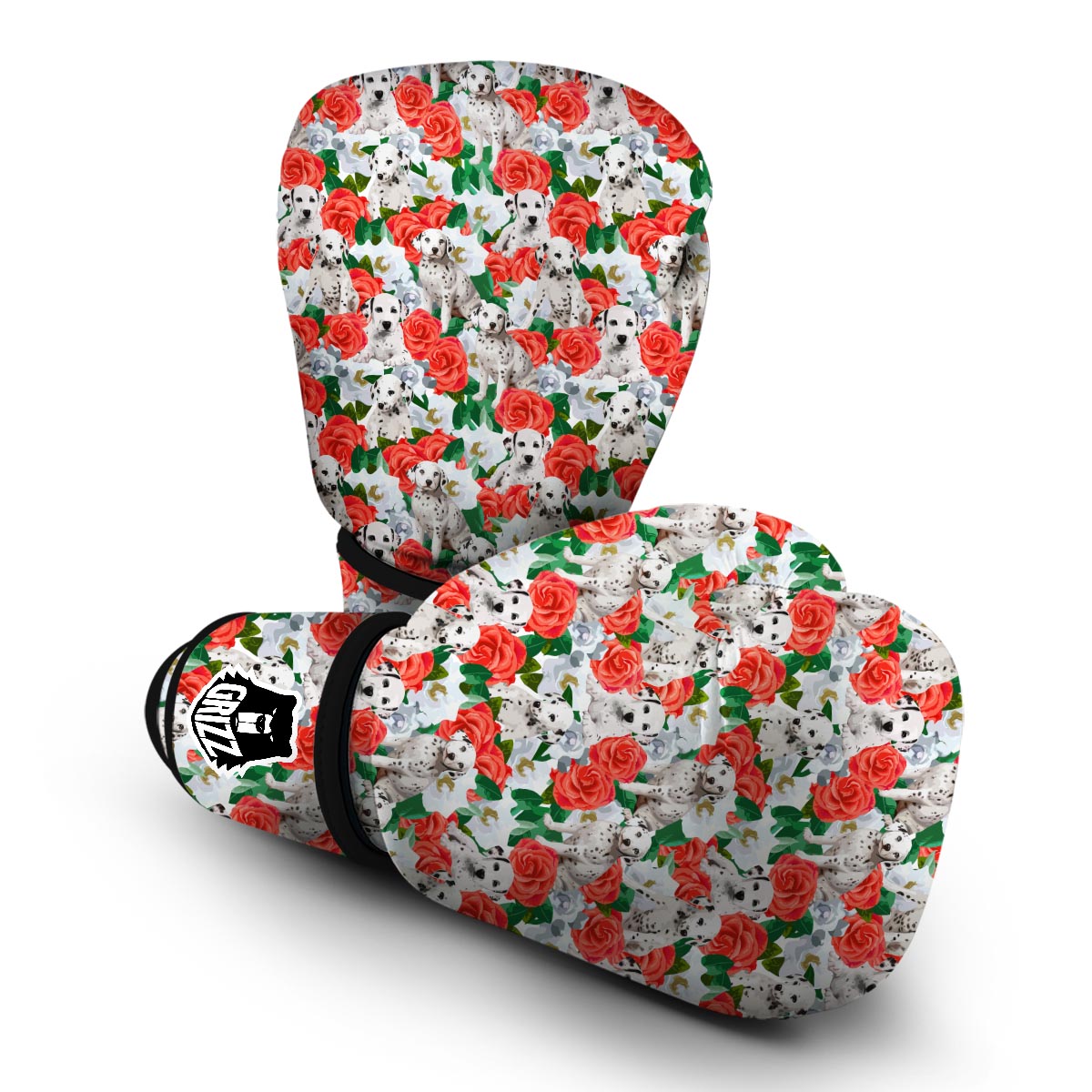Dalmatian Dog Puppy Pattern Print Boxing Gloves-grizzshop
