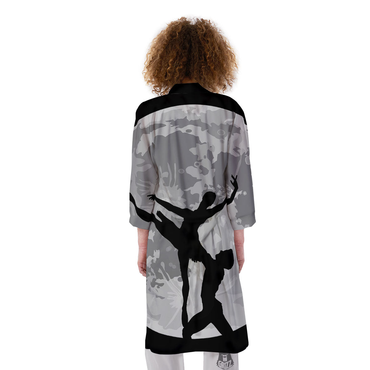 Dance Ballet On The Moon Night Print Kimono-grizzshop
