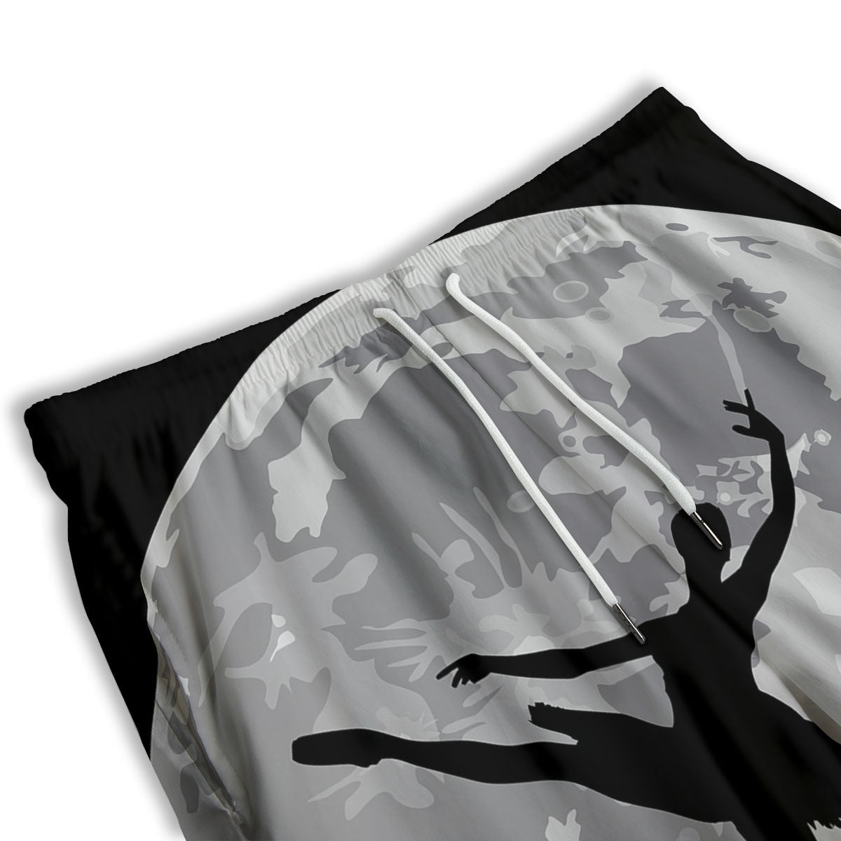 Dance Ballet On The Moon Night Print Men's Athletic Shorts