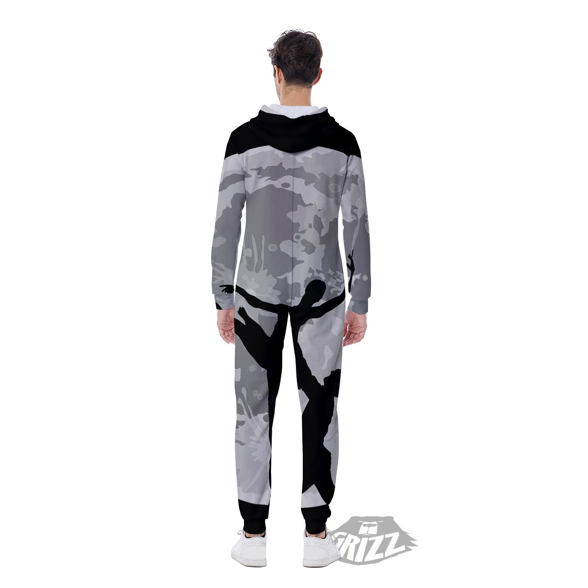 Dance Ballet On The Moon Night Print Men's Jumpsuit-grizzshop