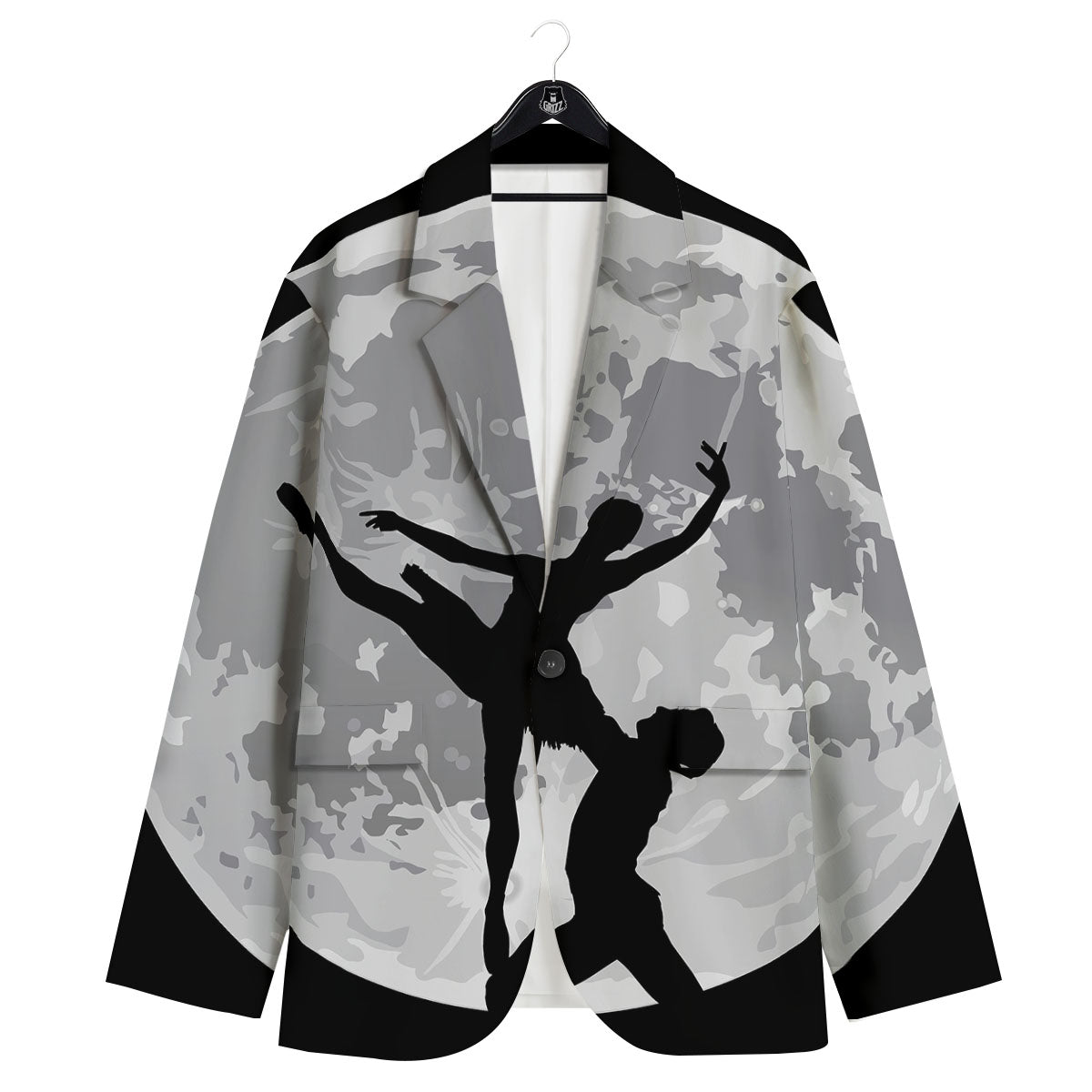 Dance Ballet On The Moon Night Print Men's Sport Coat-grizzshop
