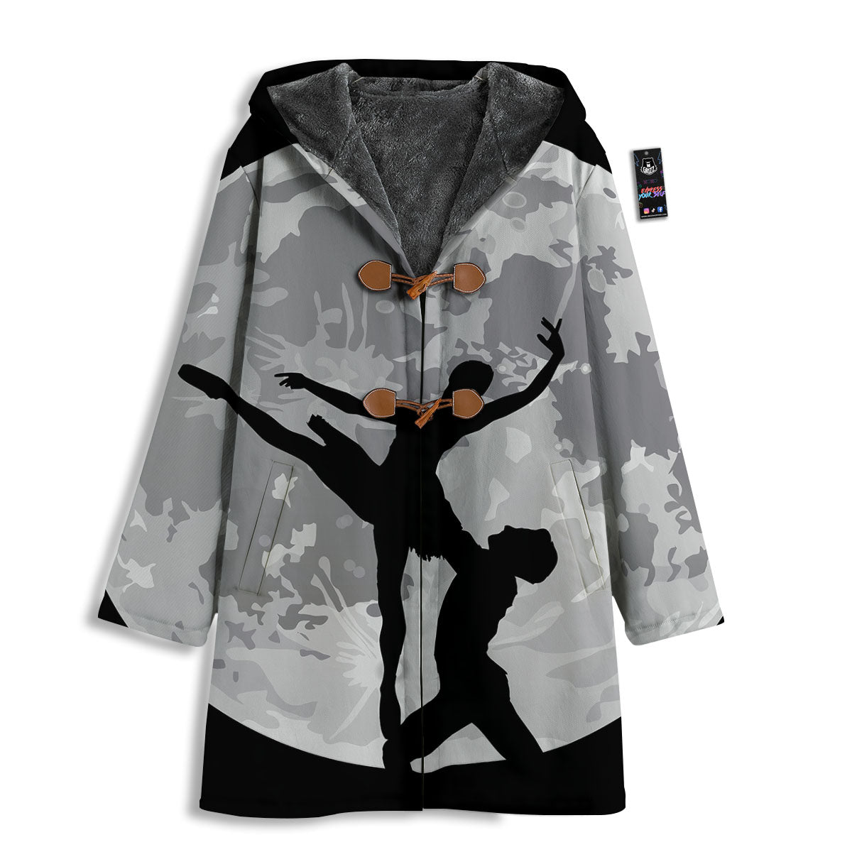 Dance Ballet On The Moon Night Print Men's Windbreaker Jacket-grizzshop