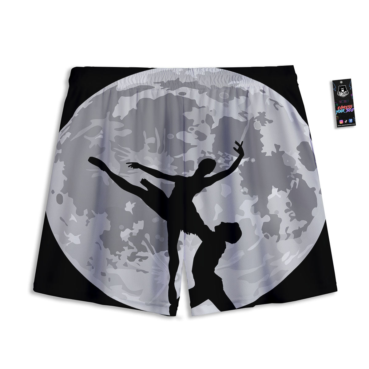 Fishing Knots Rope Print Pattern Mesh Shorts