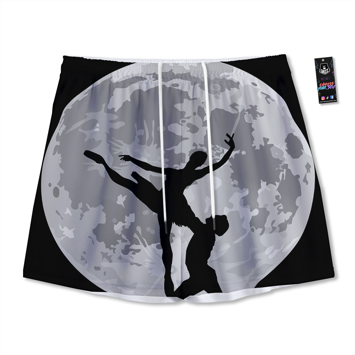 Fishing Knots Rope Print Pattern Mesh Shorts