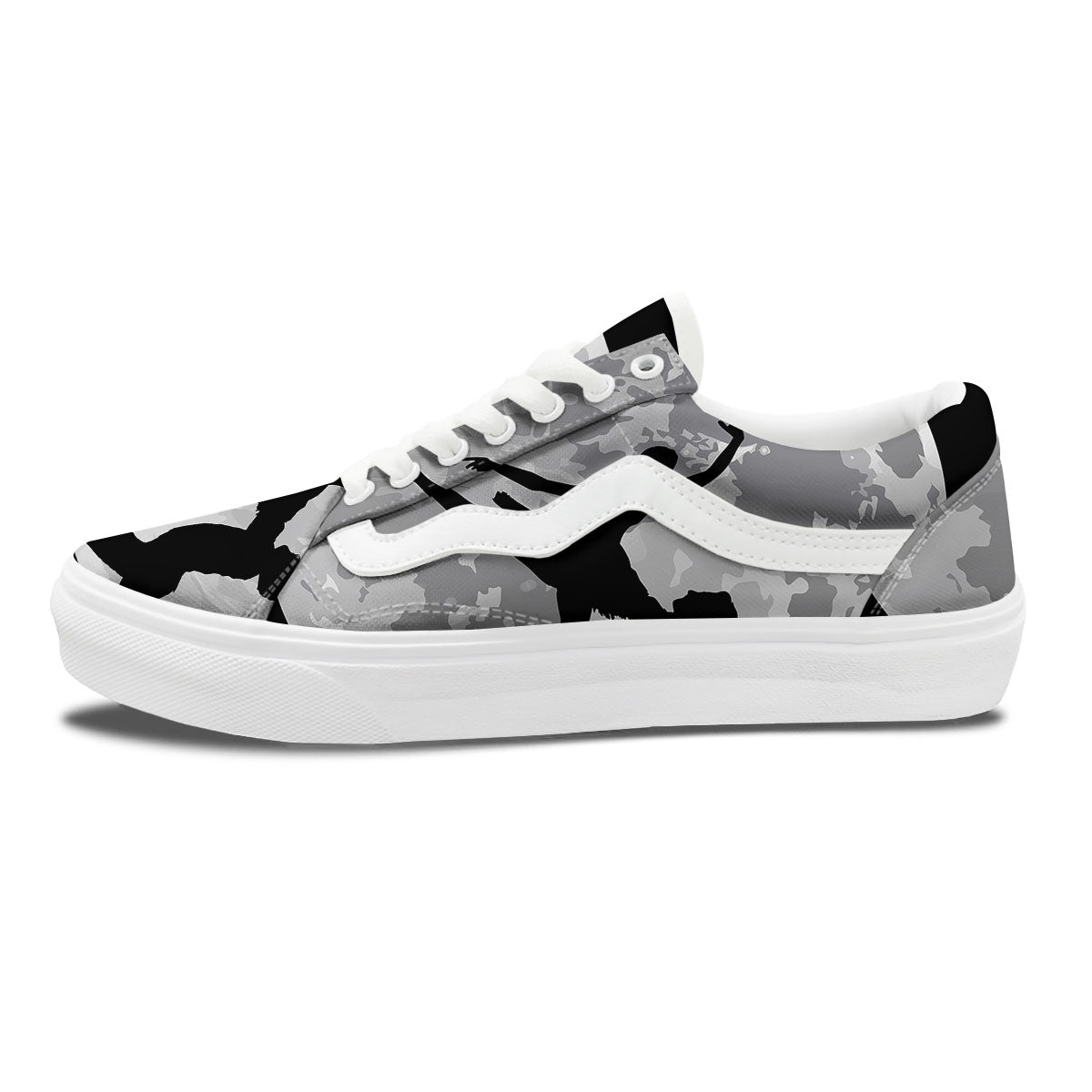 Dance Ballet On The Moon Night Print Skate Shoes-grizzshop