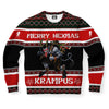 Dark Krampus Hexmas Ugly Christmas Sweater-grizzshop