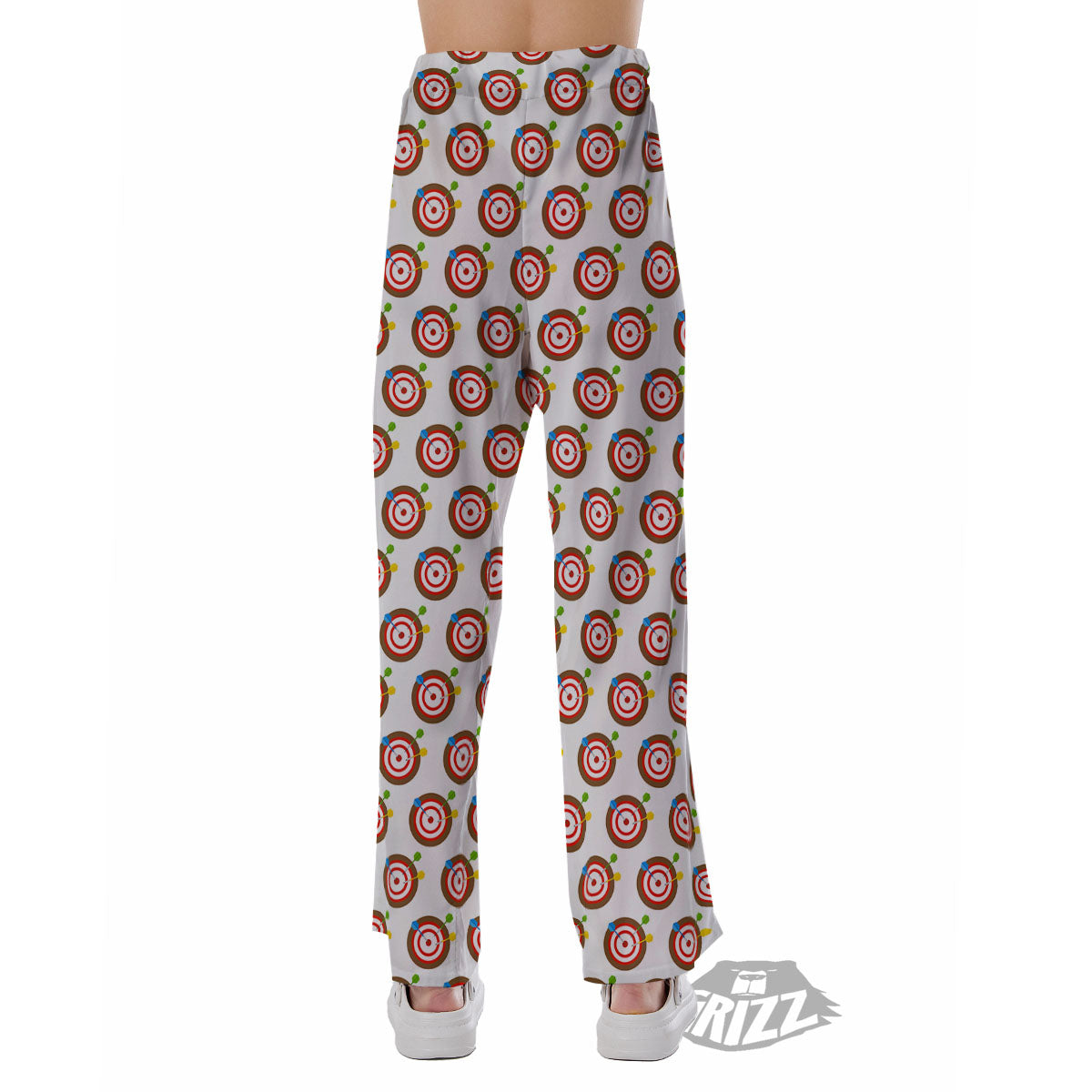Dartboard Print Pattern Pajama Pants-grizzshop