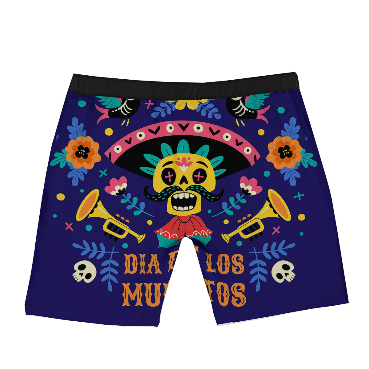 Day Of The Dead Cinco de Mayo Print Boxer Briefs-grizzshop