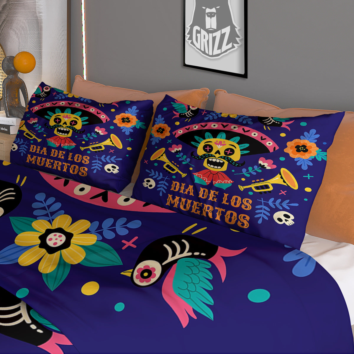 Energy Ice And Fire Print Duvet Cover Bedding Set