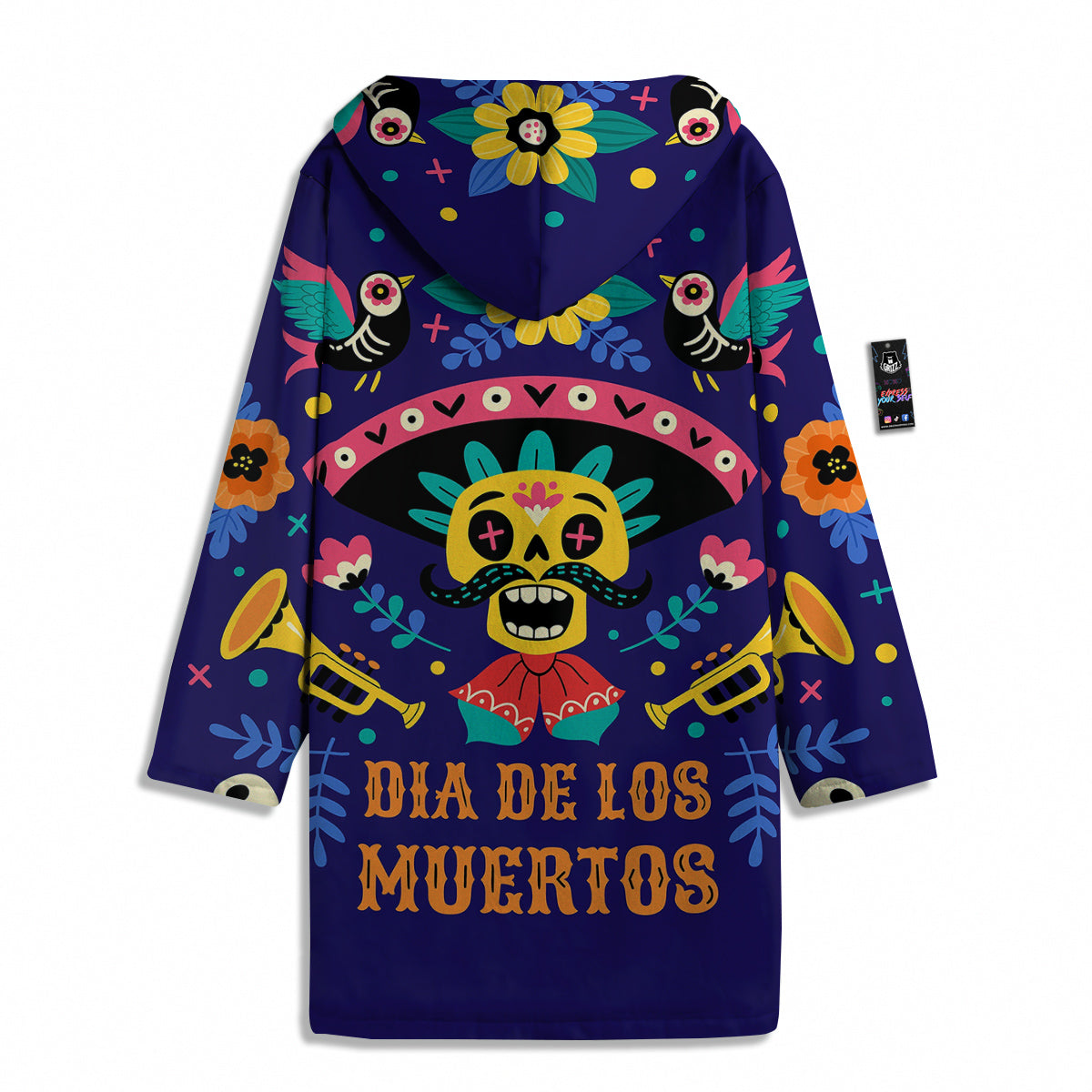 Day Of The Dead Cinco de Mayo Print Men's Windbreaker Jacket-grizzshop