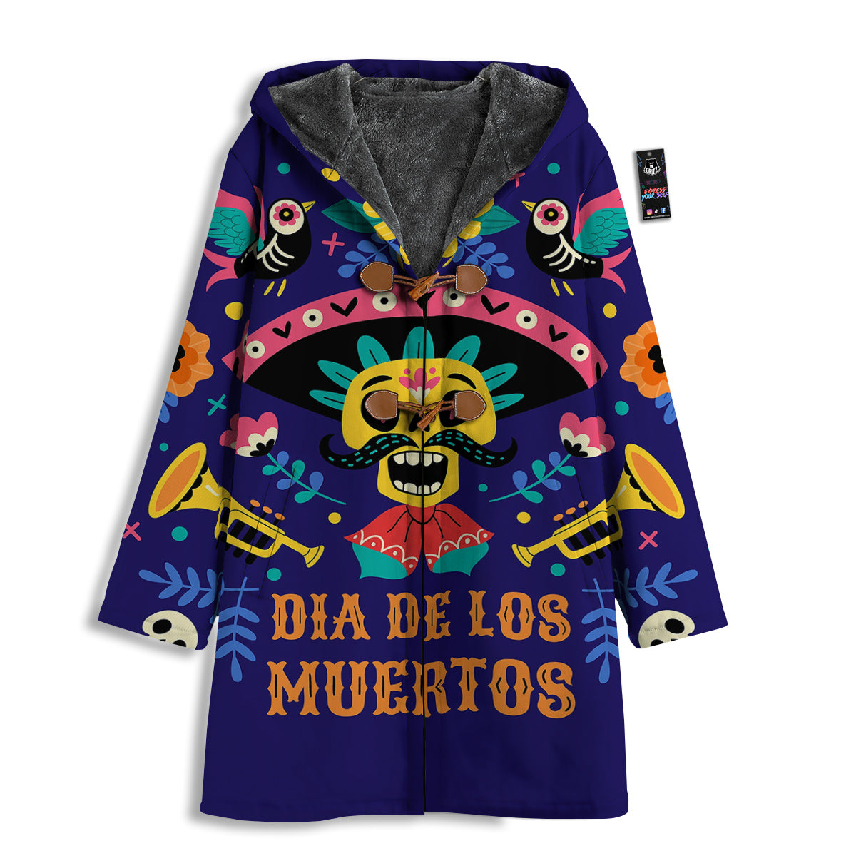 Day Of The Dead Cinco de Mayo Print Men's Windbreaker Jacket-grizzshop