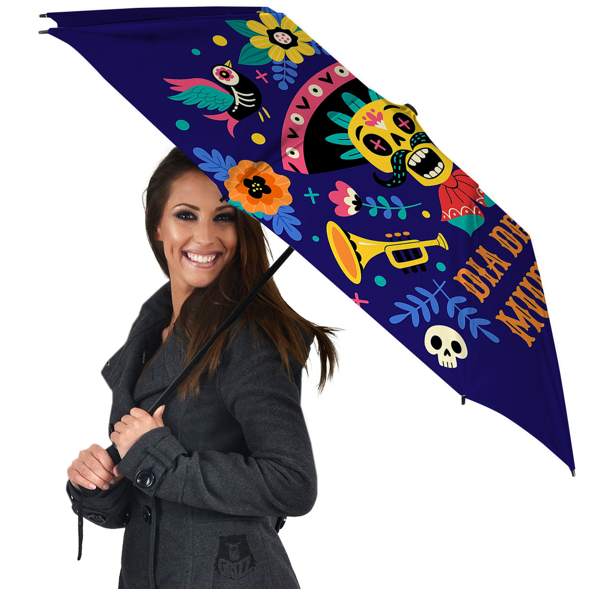 Day Of The Dead Cinco de Mayo Print Umbrella-grizzshop