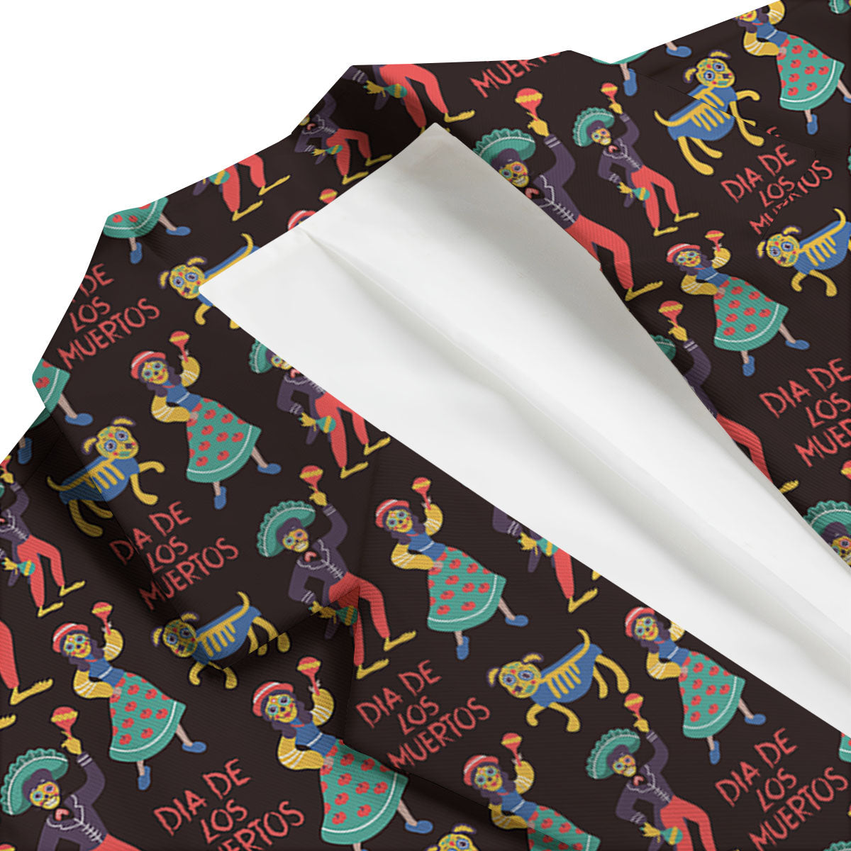 Day Of The Dead Dia De Los Muertos Print Pattern Men's Blazer-grizzshop
