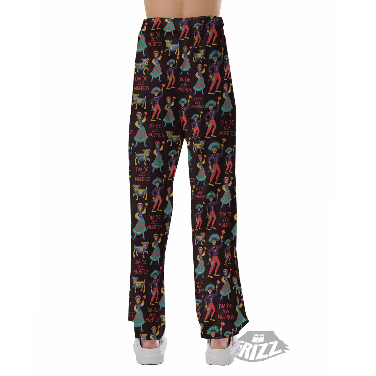 Day Of The Dead Dia De Los Muertos Print Pattern Pajama Pants-grizzshop