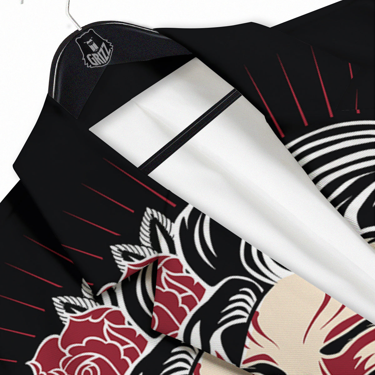 Day of The Dead Calavera Girl Print Men's Sport Coat-grizzshop