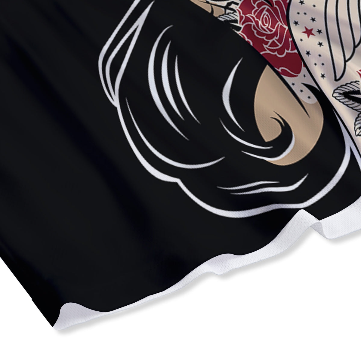 Emoji Funny Print Pattern Mesh Shorts