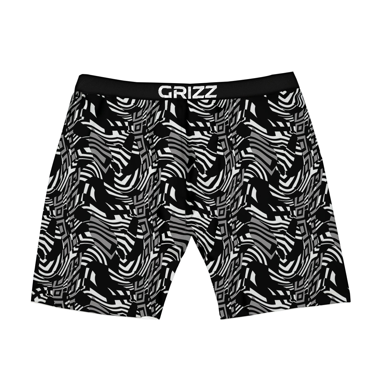 Dazzle Abstract Print Pattern Boxer Briefs-grizzshop