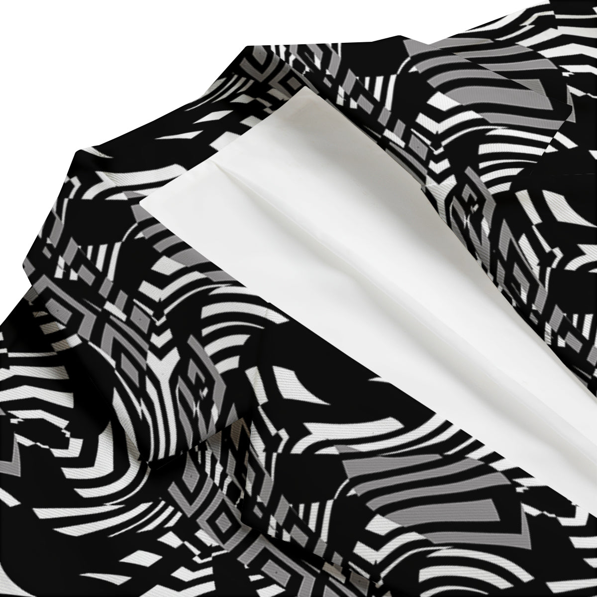 Dazzle Abstract Print Pattern Men's Blazer-grizzshop