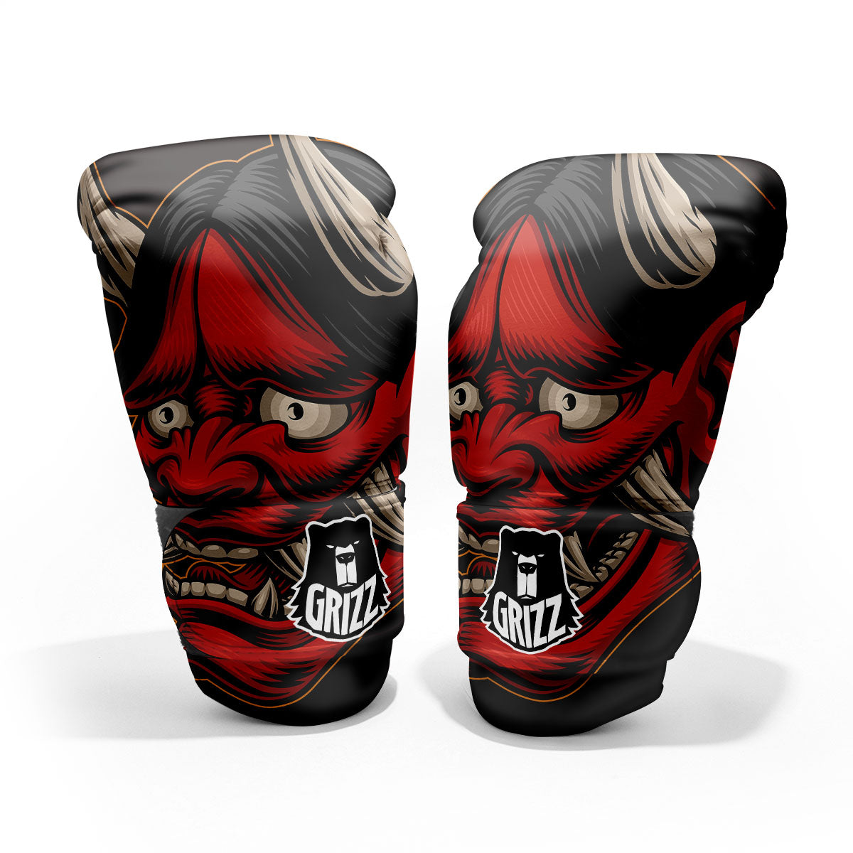 Demon Japanese Print Pro Boxing Glove