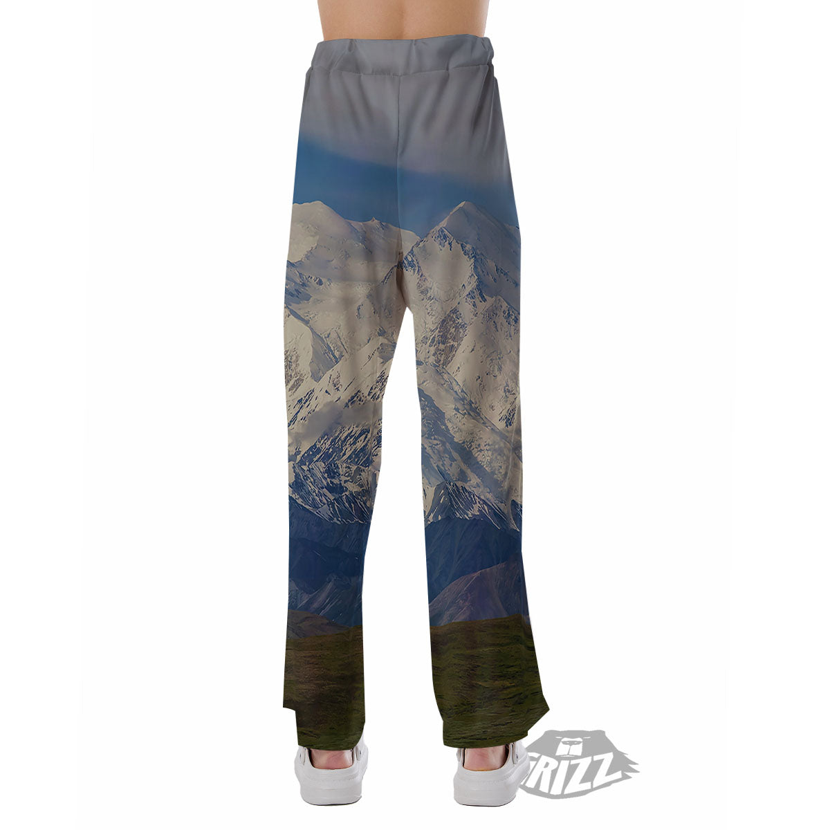 Denali Mountain Print Pajama Pants-grizzshop