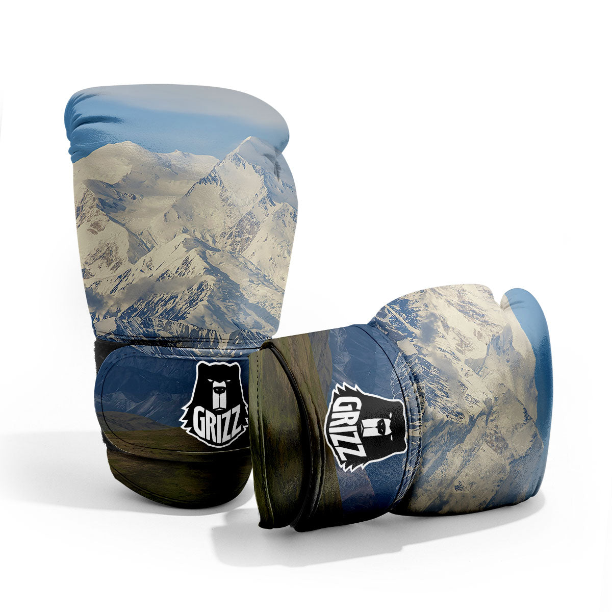 Denali Mountain Print Pro Boxing Glove