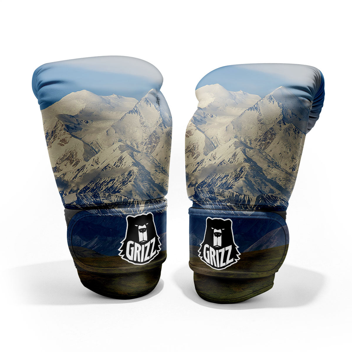 Denali Mountain Print Pro Boxing Glove