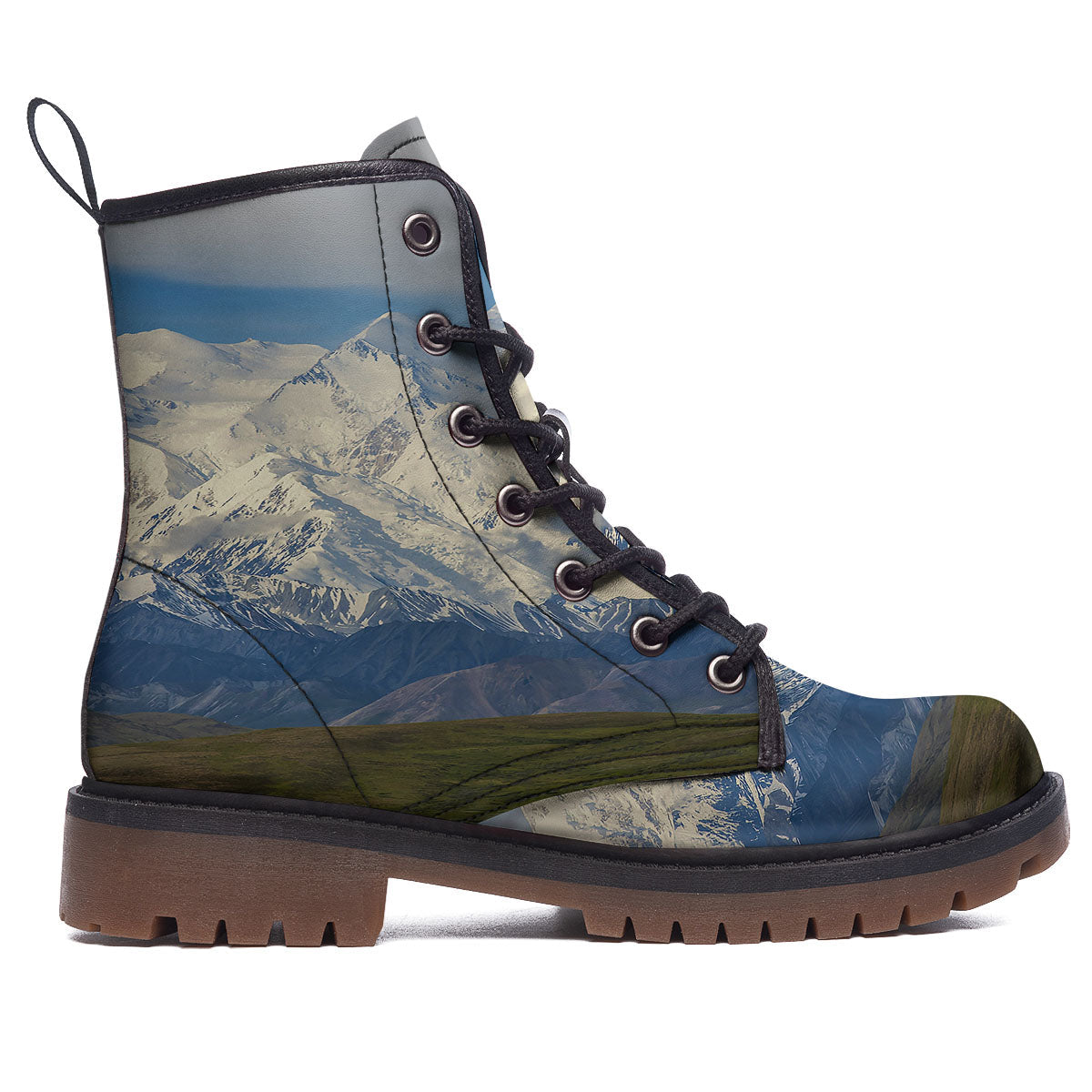 Denali Mountain Print Work Boots-grizzshop