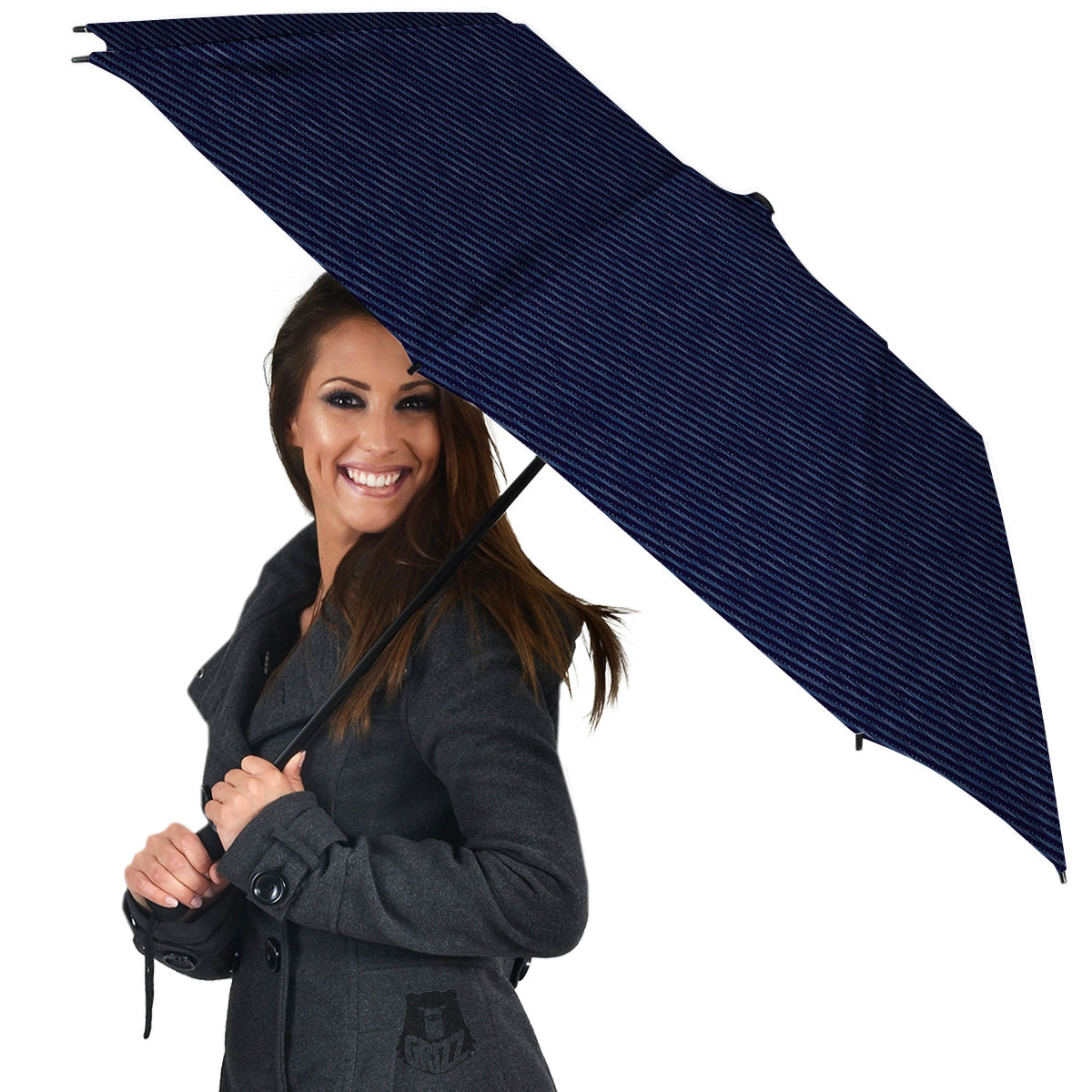 Denim Jeans Dark Blue Print Umbrella-grizzshop