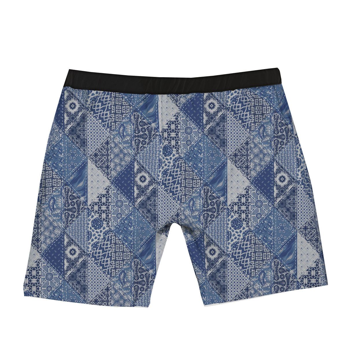 Denim Jeans Patchwork Print Pattern Boxer Briefs-grizzshop