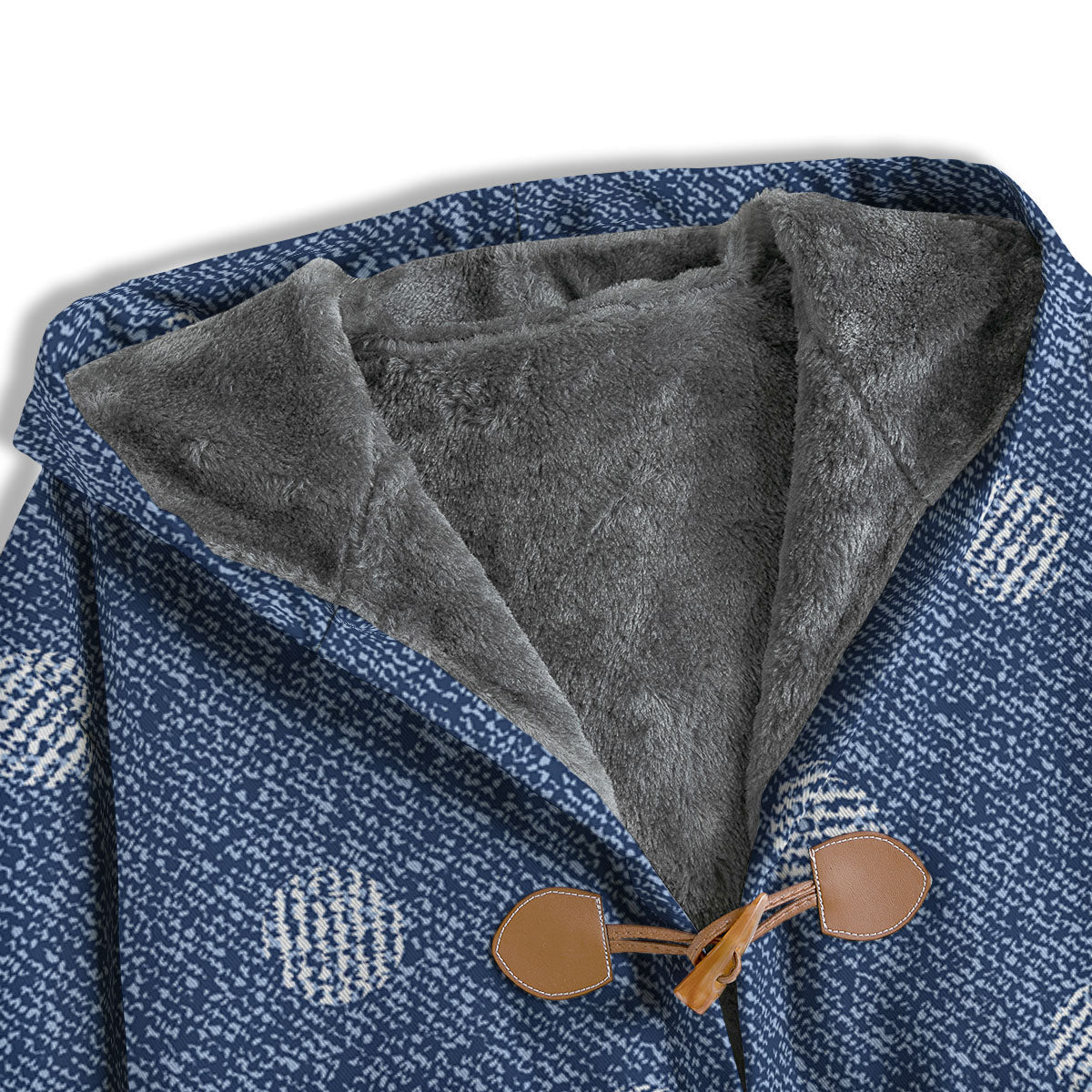 Denim Jeans Polka Dot Print Pattern Men's Windbreaker Jacket-grizzshop