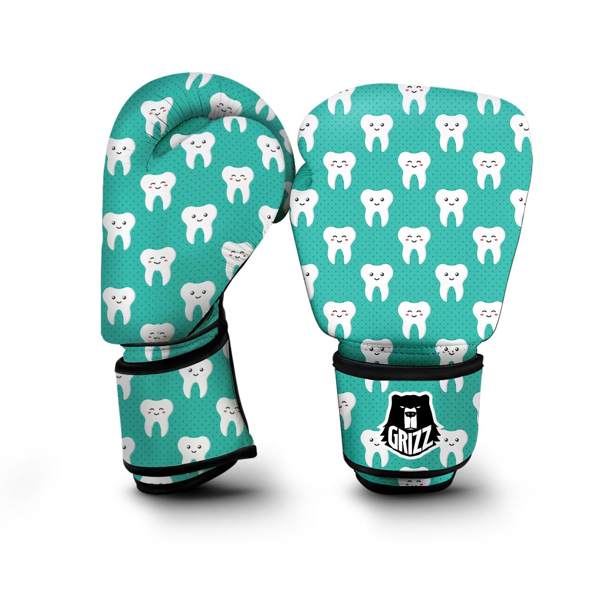Dentistry Dentist Dental Tooth Pattern Print Boxing Gloves-grizzshop
