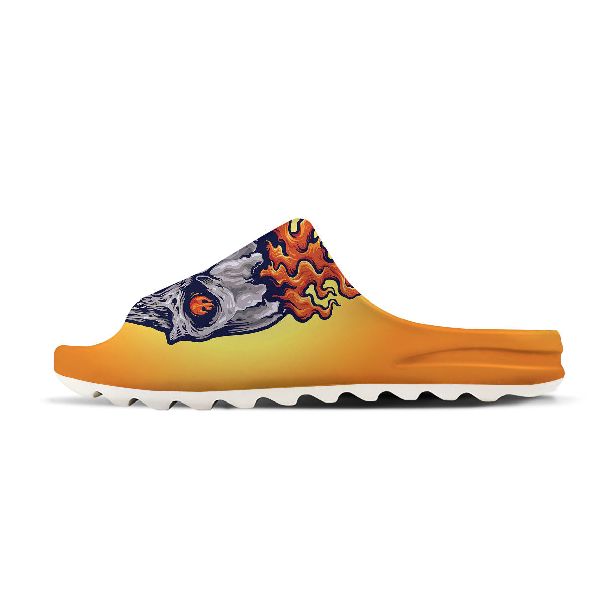 Devil Fire Punk Print Sandals-grizzshop