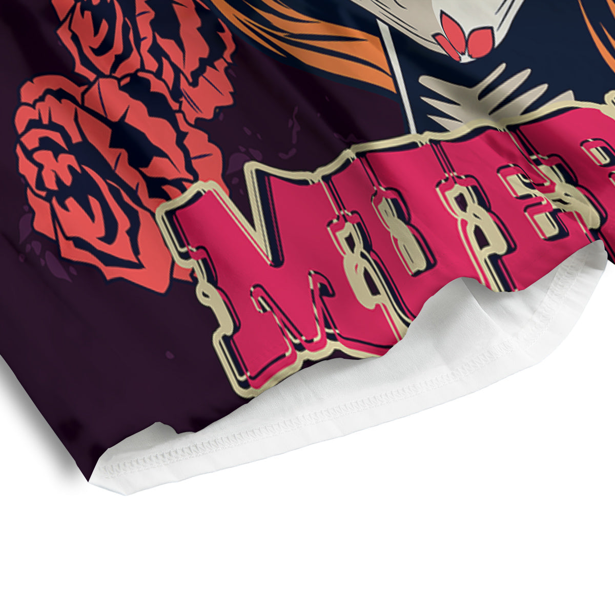 Dia De Los Muertos Calavera Girl Print Men's Athletic Shorts