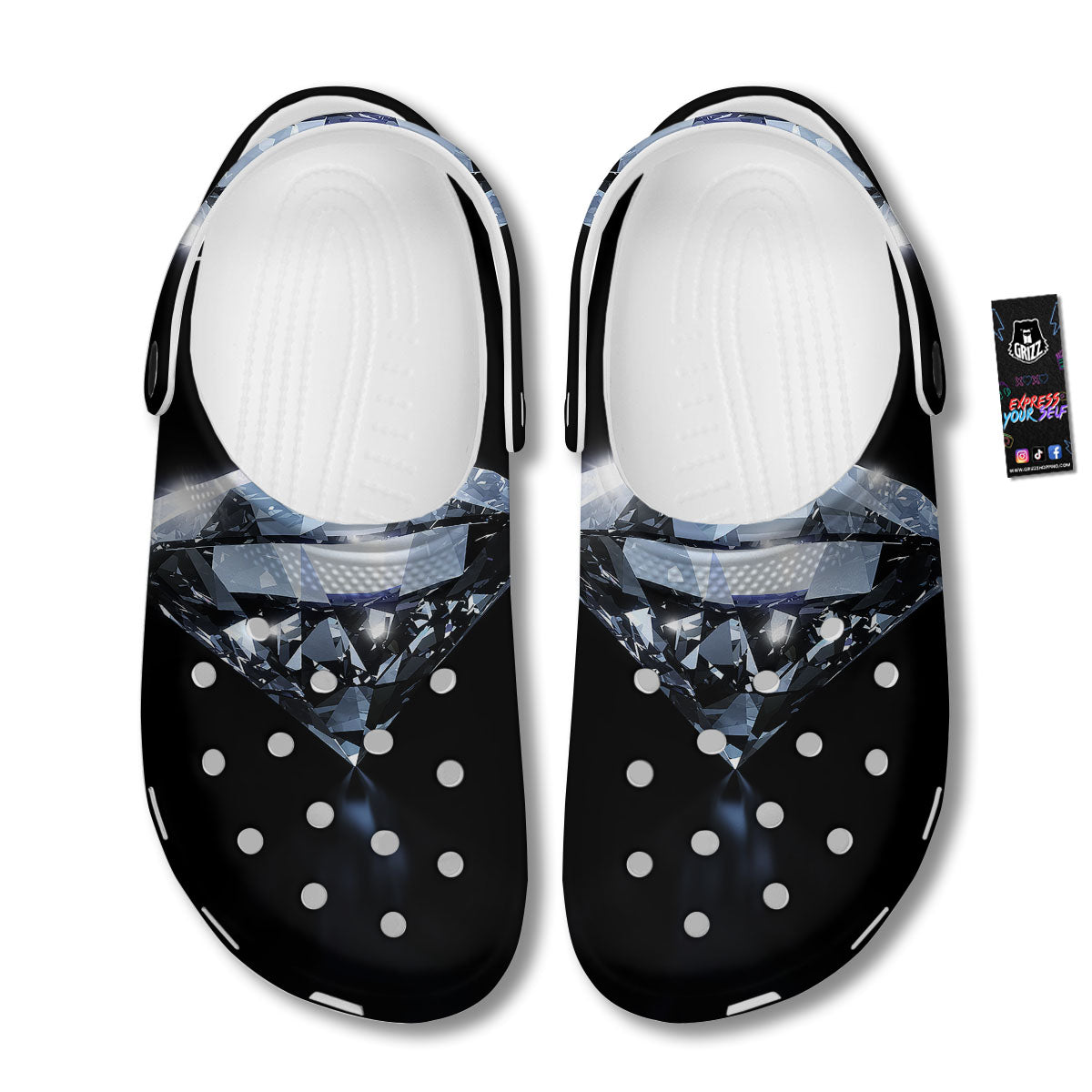 Diamond Print Clog-grizzshop