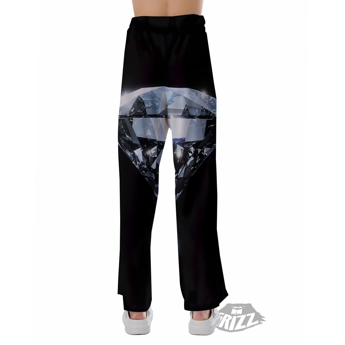 Diamond Print Pajama Pants-grizzshop